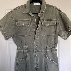 Petal & pup | Olive green jumpsuit